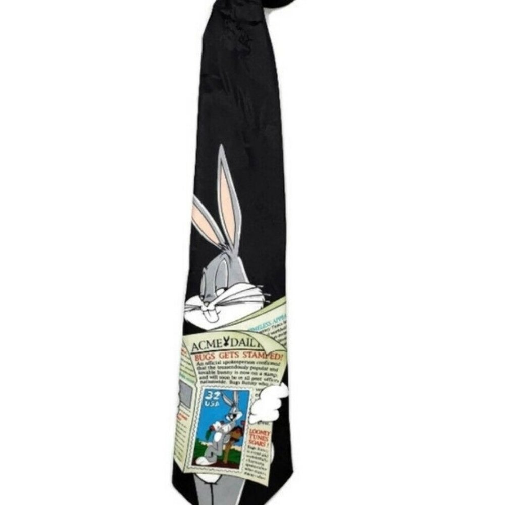Bugs Bunny Vintage Looney Tunes Men's Neck Tie